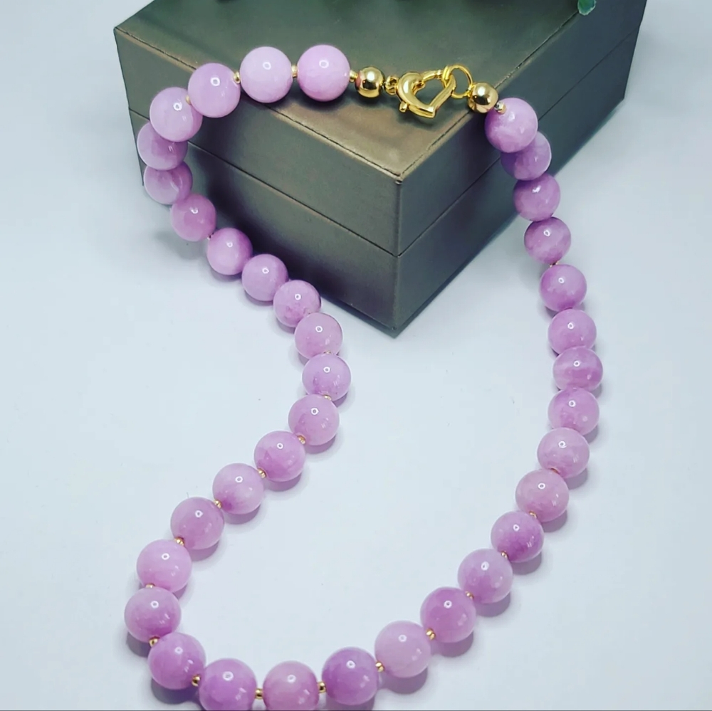 Kunzite necklace